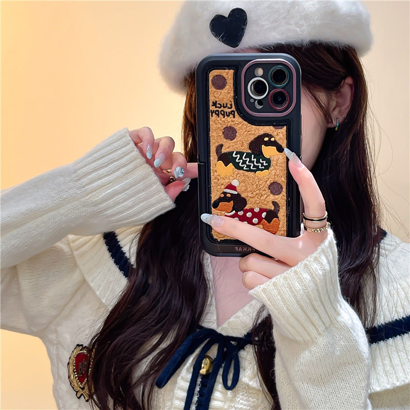 Sweater Sausage Dog Cartoon Phone Case