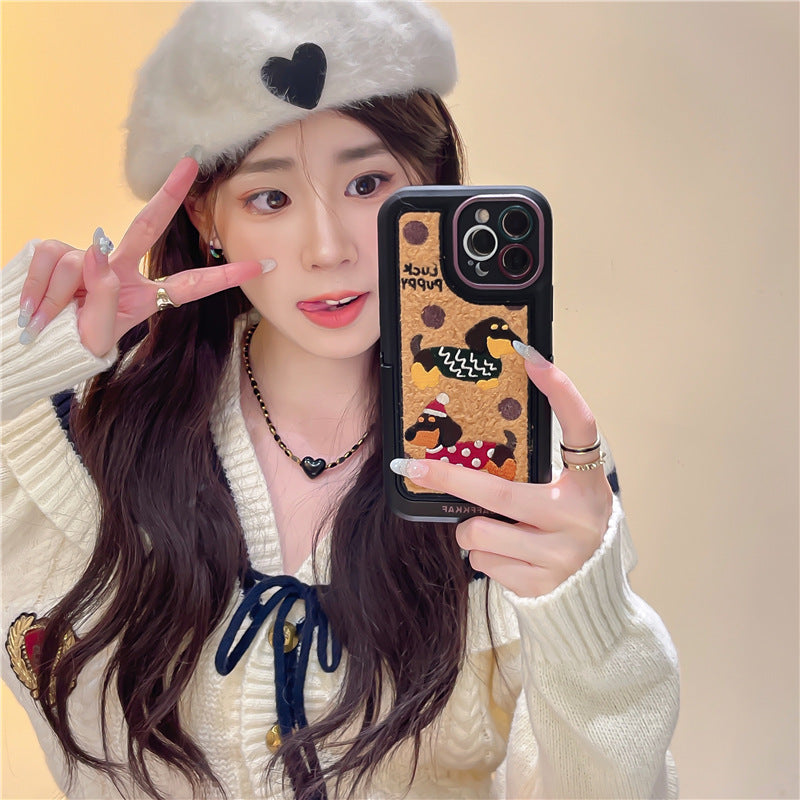 Sweater Sausage Dog Cartoon Phone Case
