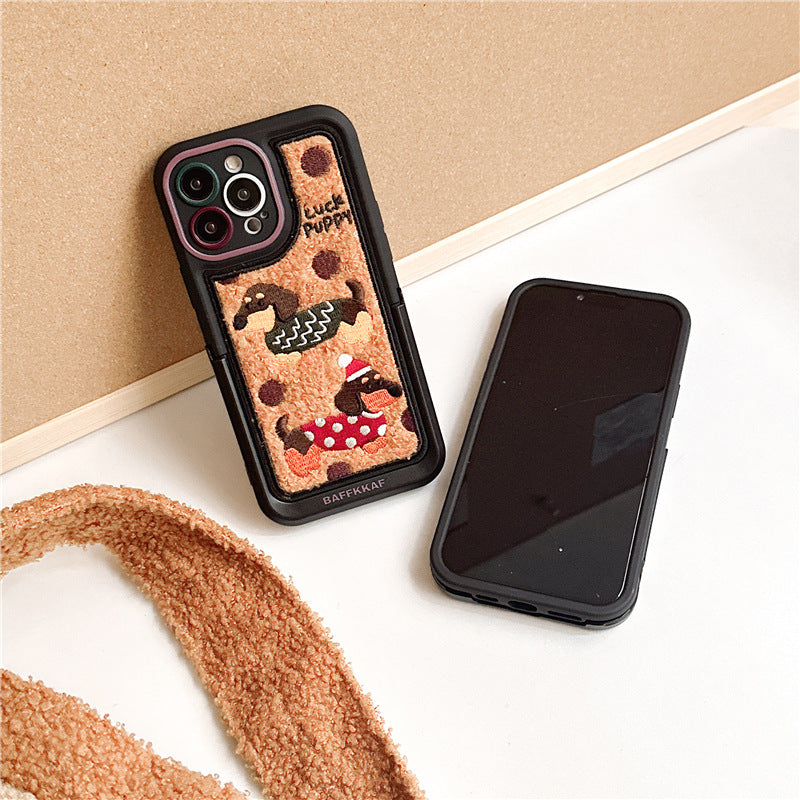 Sweater Sausage Dog Cartoon Phone Case