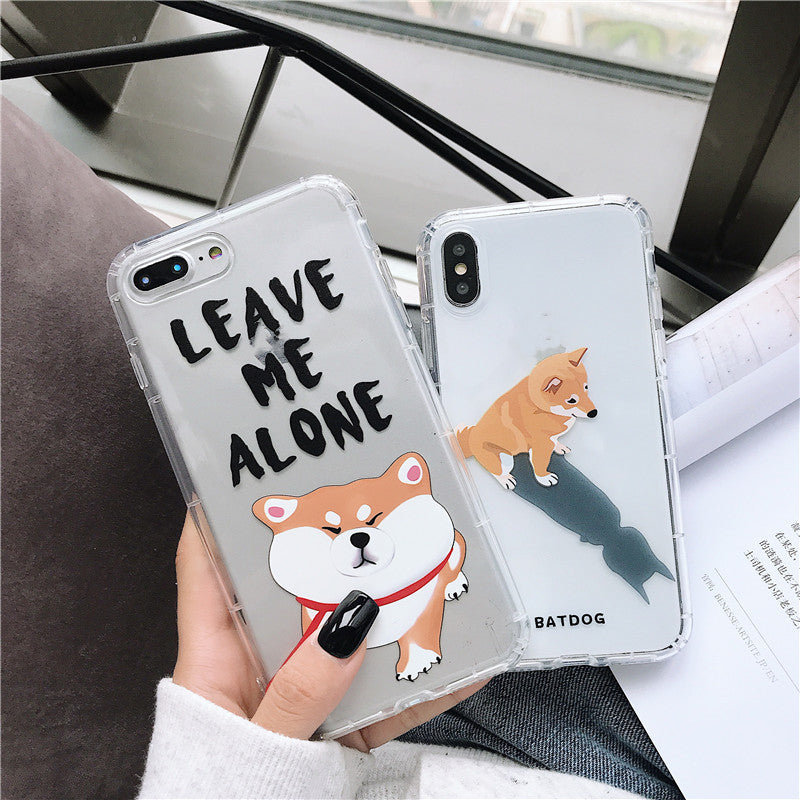Cute Cartoon Corgi Dog Silicone Phone Case