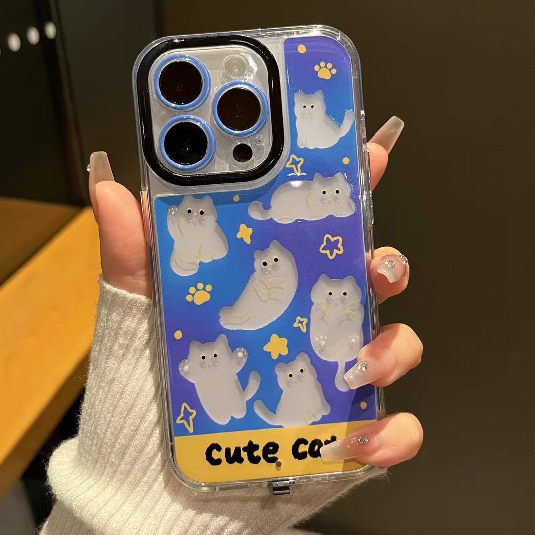 Cute Cat Star For 16Promax Phone Case