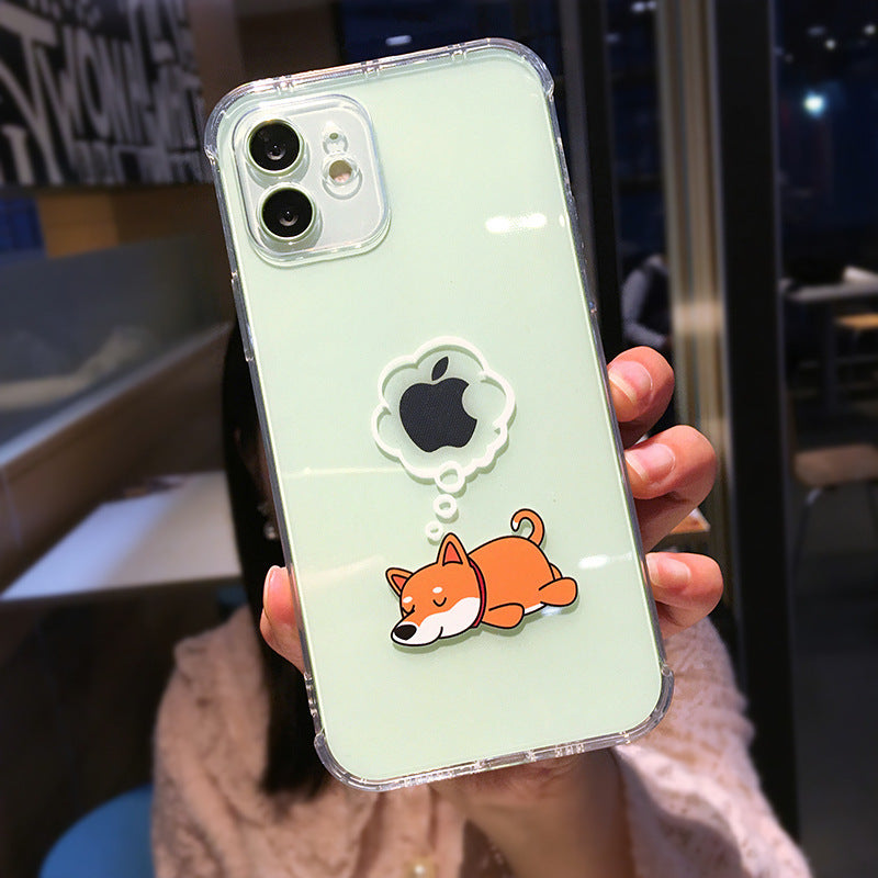 Cartoon Shiba Inu Dog Phone Protective Case