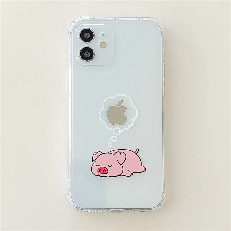 Cartoon Shiba Inu Dog Phone Protective Case