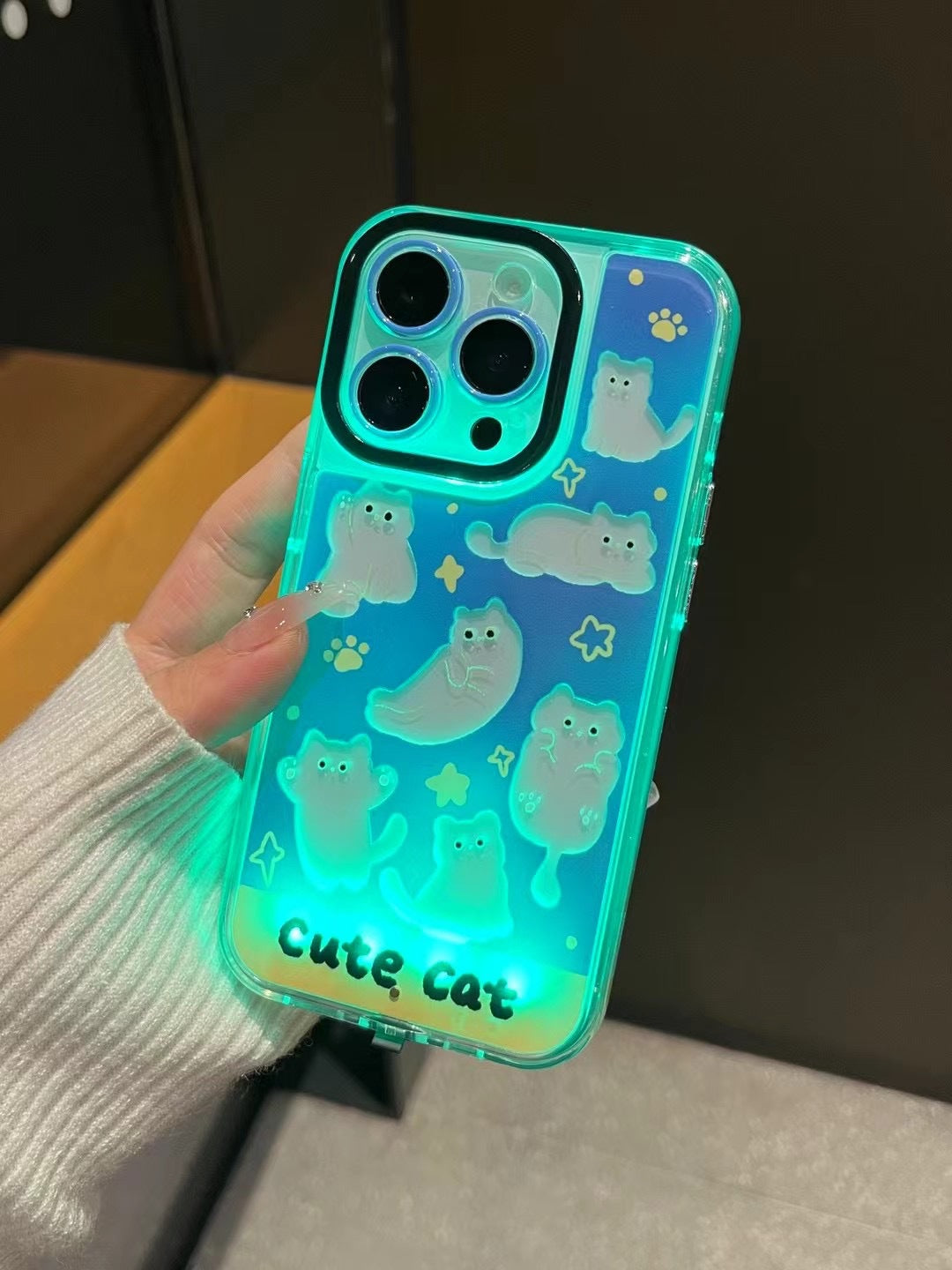 Cute Cat Star For 16Promax Phone Case