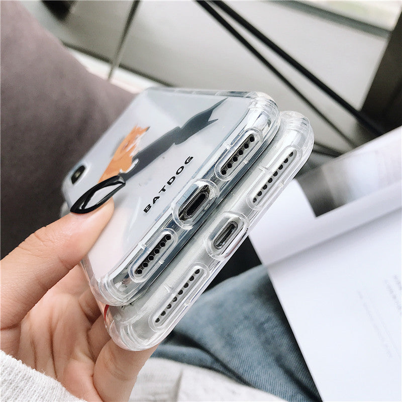 Cute Cartoon Corgi Dog Silicone Phone Case